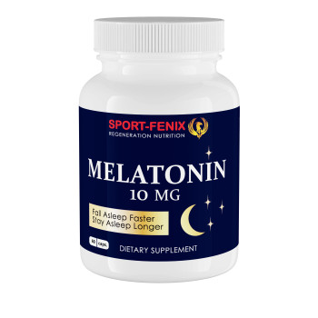 Амінокислота Мелатонін 10 мг, TM SPORT-FENIX Melatonin, 60 капсул