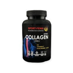 Артро комплекс COLLAGEN ARTRO+, ТМ SPORT-FENIX, з вітамінами C&D3 та Гіалуроновою кислотою, 120 капсул