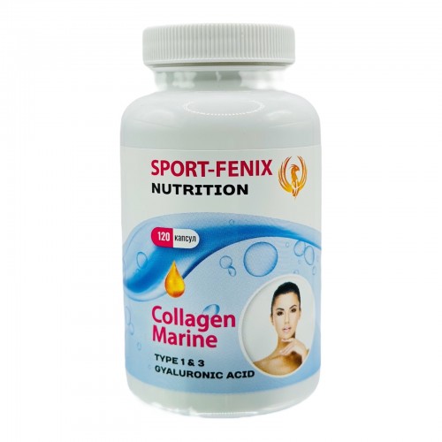 Collagen Marine ТМ SPORT-FENIX NUTRITION Type I та III, 120 капсул