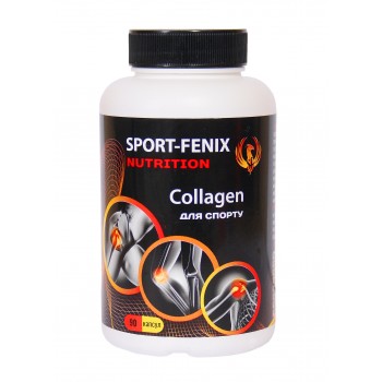 Колаген для спорту SPORT FENIX NUTRITION з хондроїтином, глюкозаміном та МСМ, 90 капсул