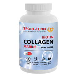 Колаген Collagen Marine + Biotin, Type 1&3 TM SPORT-FENIX,120 капсул