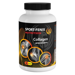 Колаген для спорту SPORT FENIX з хондроїтином, глюкозаміном та МСМ, 90 капсул